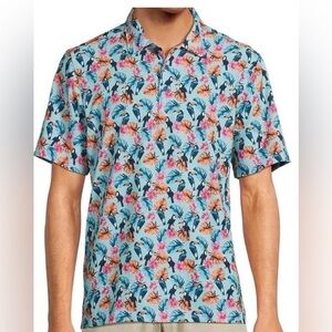 Tommy Bahama Bahama Coast You Can Toucan Island Zone® Polo Shirt Size 3XLT NWT